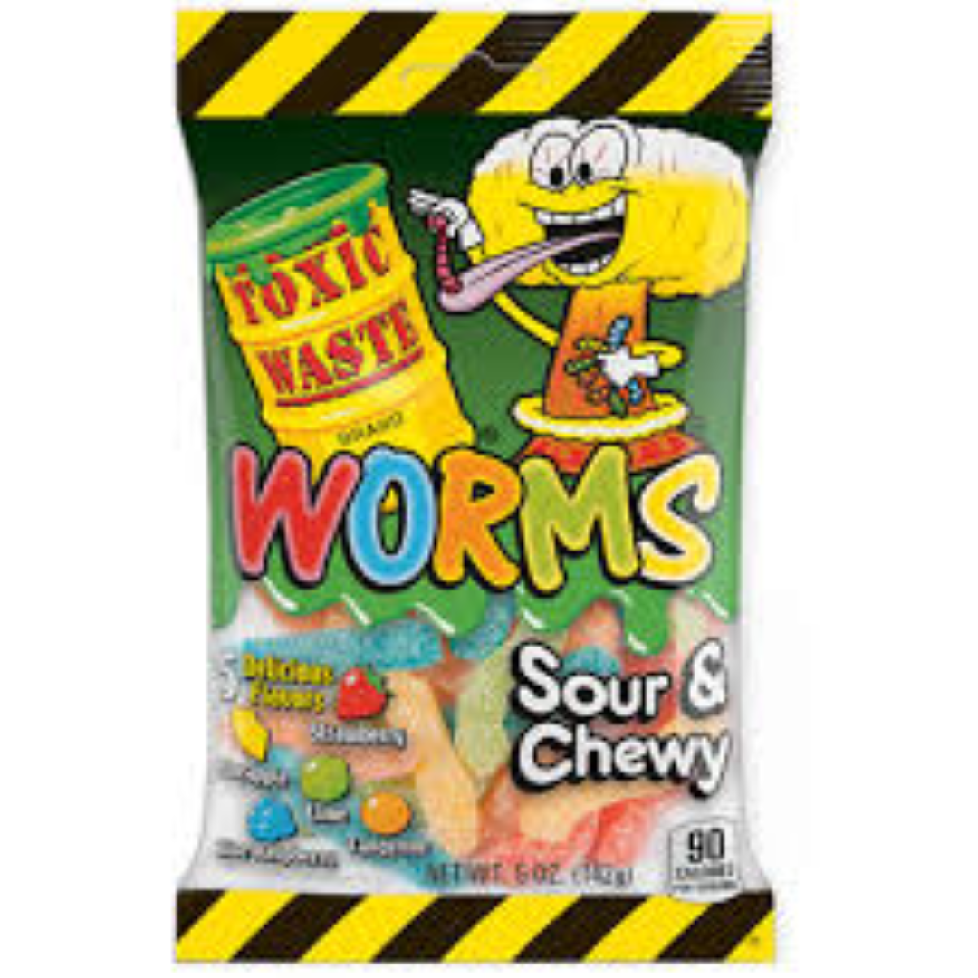 TOXIC WASTE SOUR WORM 142G